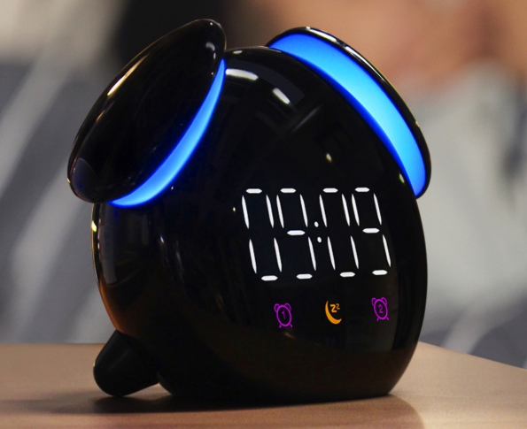 APP Control Alarm Clock Mushroom Night Light Smart Desktop Bedroom Clock