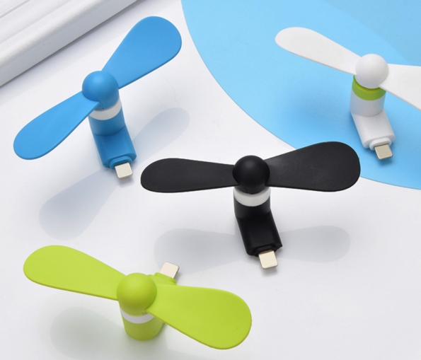 Mini Fan Directly For Cellphone Directly Use Phone Electric Power Portable Fan