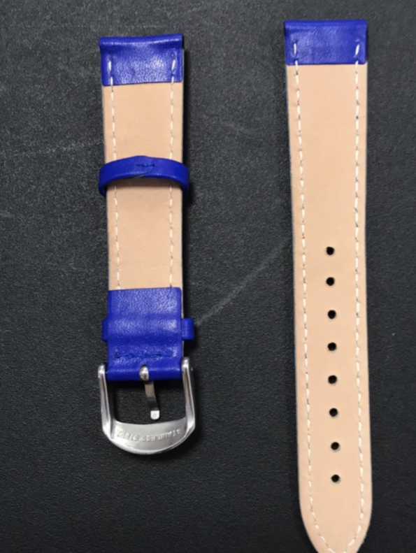 Leather Watch Strap Customized Length Printings