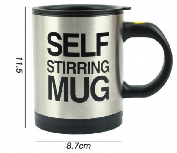 Automatic Mixing Coffee Cup Milk Tea Stainless Steel Gift Cup