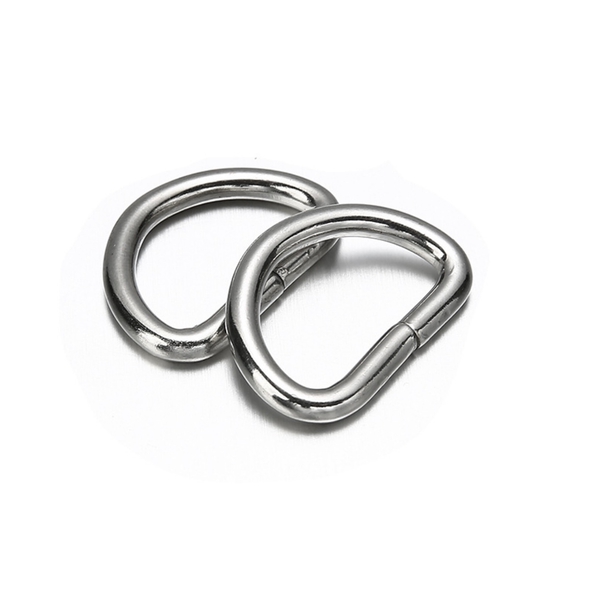 Stainless Steel Solid D-Rings Welding Connection