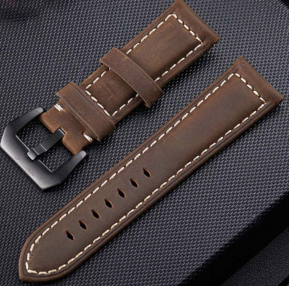 Crazy Horse Leather Hand-made Watch Strap 20/22/24/26mm