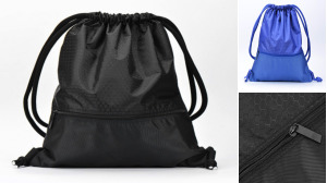 Drawstring Bag Backpack With Zipper