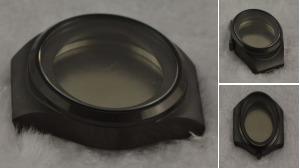 Black Stainless Steel Watch Case
