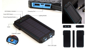Outdoor Solar Mobile Power Lighter