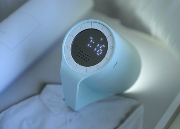 Message Leave Cup Light Cartoon Style Bedside Bedroom Night Light Alarm Clock
