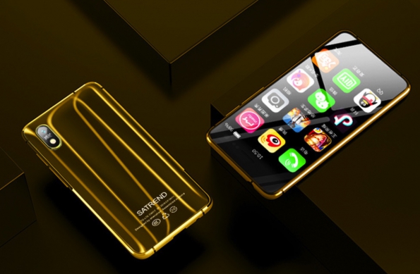 Mini Smartphone AI Face Unlock 3/32GB 4G-LTE 3.5inch Colorful Glass Metal Style