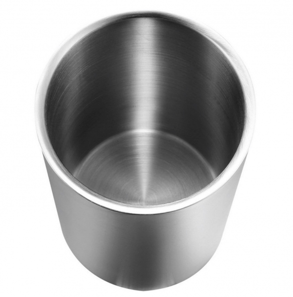 Full Of Stainless Steel Ice Bucket With Cover Outdoor Bucket OEM