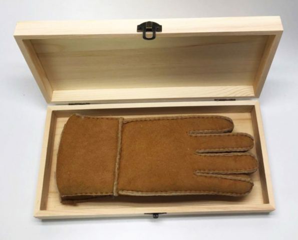 Wood Box Gloves Packaging High-grade Wooden Made
