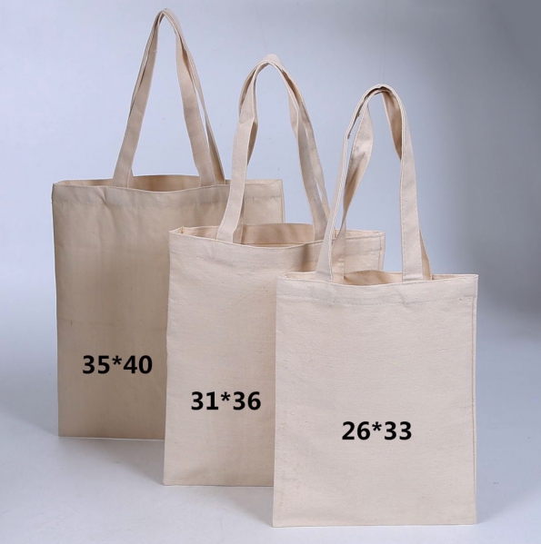 Canvas Cotton Shopping Bags Custom Printed Logo