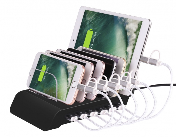 Phone Tablet Charging Stand Hub 1A And 2.4A Of 6X USB