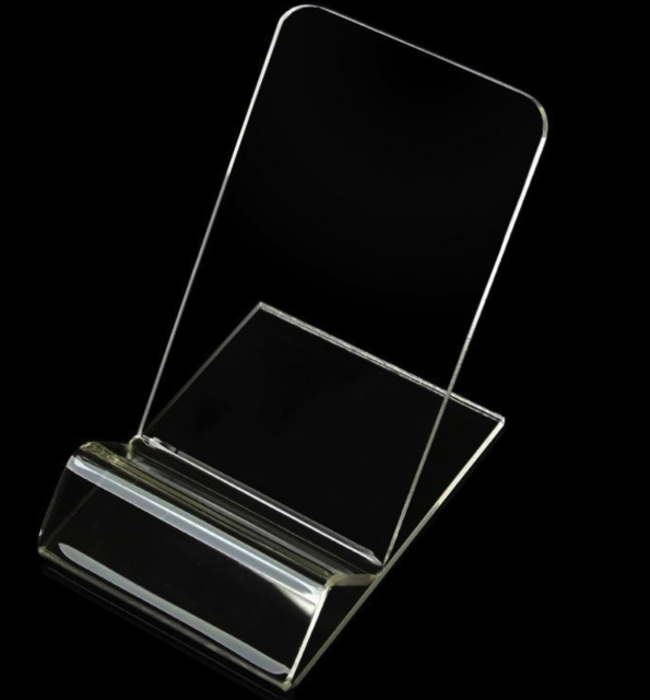 Acrylic Mobile Phone Holder Transparent Cellphone Table Holder OEM Customization 