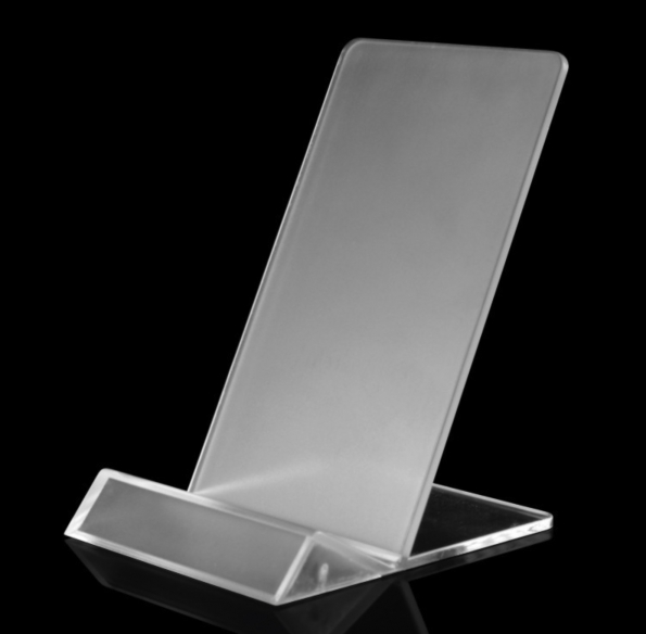 Acrylic Mobile Phone Holder Transparent Cellphone Table Holder OEM Customization 
