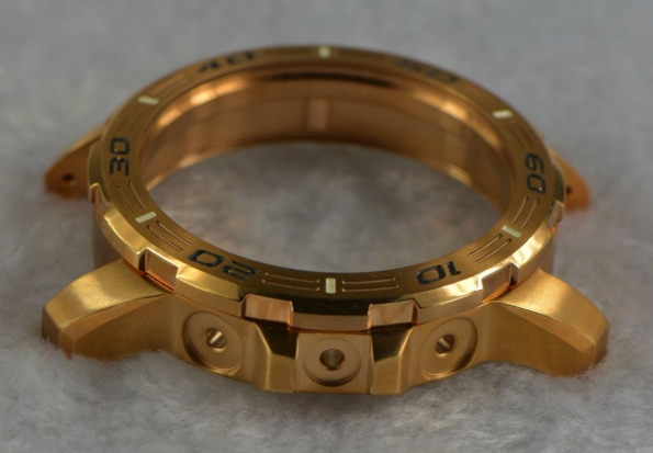 Golden Color Watch Stainless Steel Case OEM Watch Case