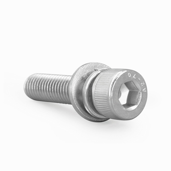 Cylinders Hexagon Screw Stainless Steel 304 Zinc Plated