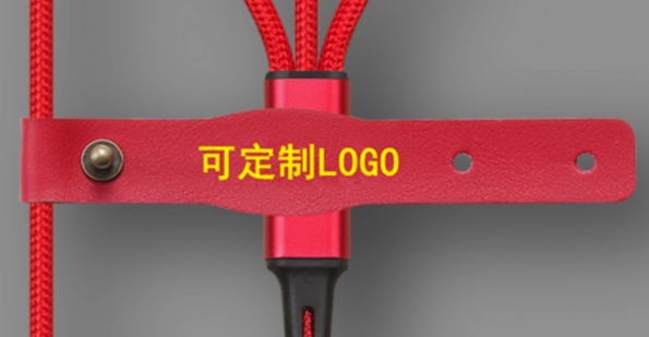 3-in-1 Nylon USB Cable Logo Customization OEM Gift