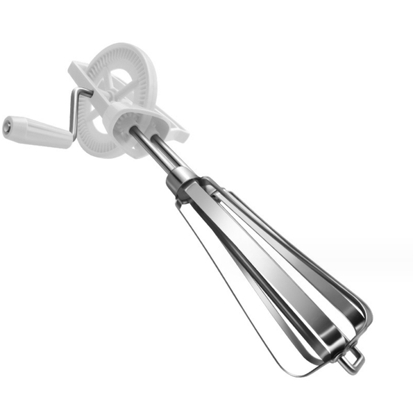 Egg Beater Stainless Steel Hand Cranking Hand Mixer Double Wheels