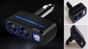 QC3.0 Car Dual USB Lighter Charger