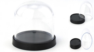 Plastic Display Dome With Plastic Base