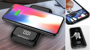 LED Display Power Bank Wireless Charge