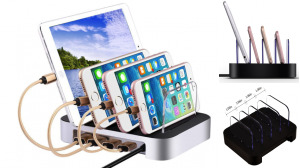 Tablet Cell Phone 6.8A Charging Hub Stand