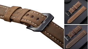 Hand Rubbed Leather Strap
