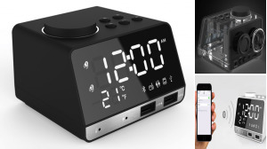 Bluetooth Speaker With Alarm Clock